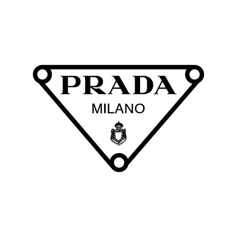 prada logo fake|prada triangle logo plaque.